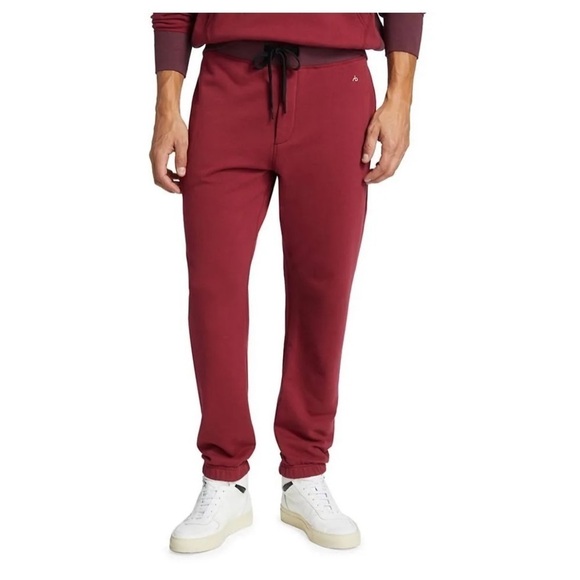 Rag & Bone Red City Prospect Jogger Sweatpants Organic Cotton NWT​​​ - Picture 1 of 8